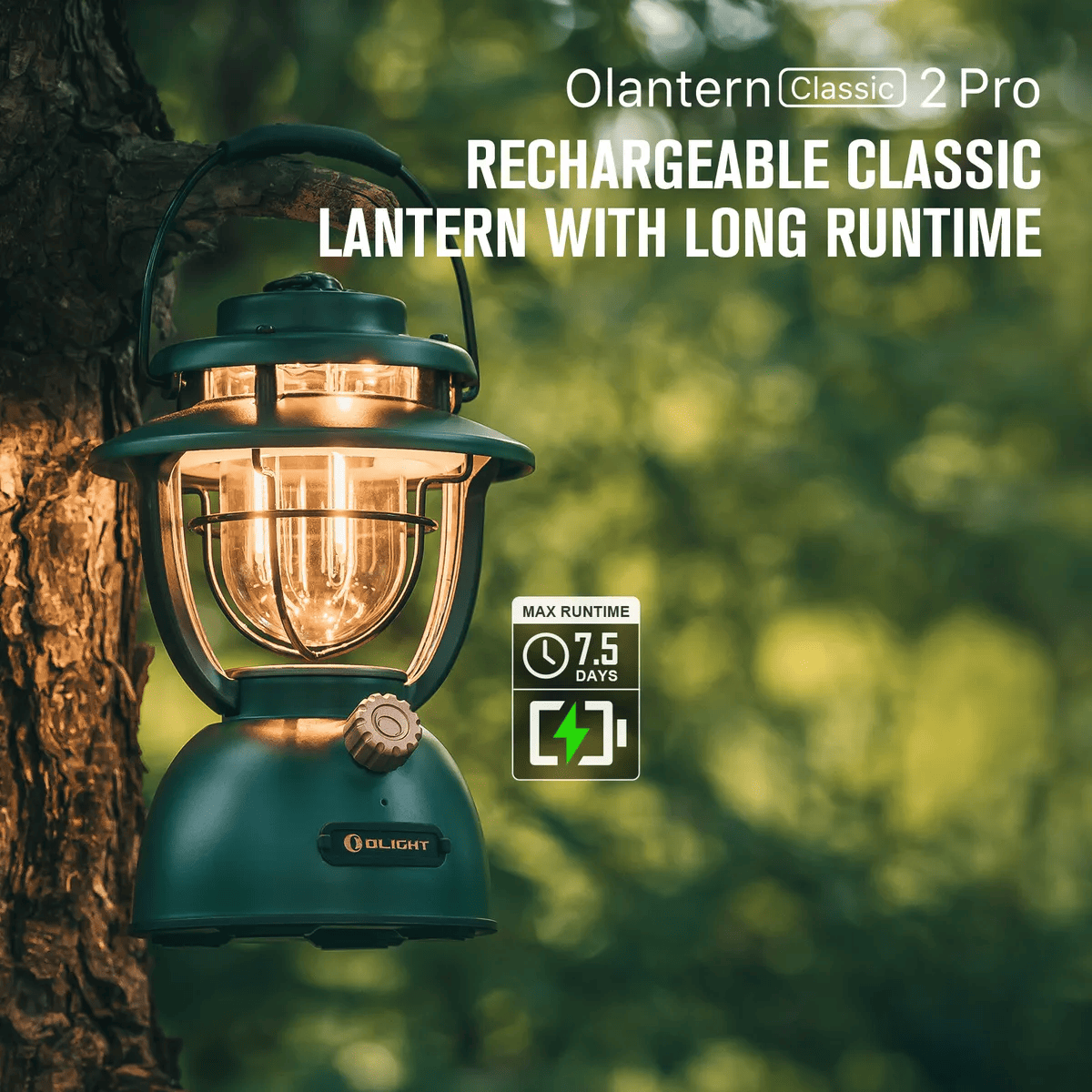 Ліхтар Olight Olantern Classic 2 Pro. Forest green Фото 3